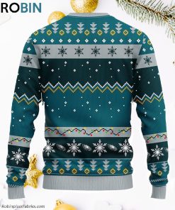 Philadelphia Eagles Dabbing Santa Claus Ugly Christmas Sweater