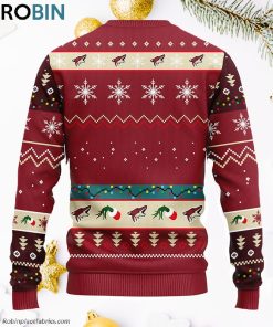 Phoenix Coyotes 12 Grinch Xmas Day Ugly Christmas Sweater