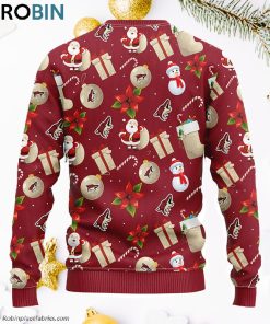 Phoenix Coyotes Santa Claus Snowman Ugly Christmas Sweater, Christmas Gifts Ideas