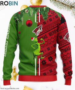 Phoenix Coyotes Grinch & Scooby-doo Ugly Christmas Sweater