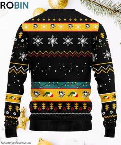 Pittsburgh Penguins 12 Grinch Xmas Day Ugly Christmas Sweater