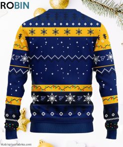 St. Louis Blues Dabbing Santa Claus Ugly Christmas Sweater