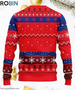 Chicago Cubs Hohoho Mickey Ugly Christmas Sweater