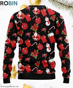 Tampa Bay Buccaneers Santa Claus Snowman Ugly Christmas Sweater