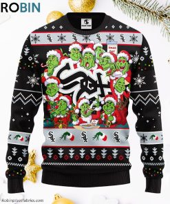 Chicago White Sox 12 Grinch Xmas Day Ugly Christmas Sweater, Christmas Gifts Ideas Chicago White Sox 12 Grinch Xmas Day Ugly Christmas Sweater, Christmas Gifts Ideas