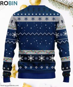 Vancouver Canucks Dabbing Santa Claus Ugly Christmas Sweater