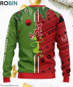 Alabama Crimson Tide Grinch & Scooby-doo Ugly Christmas Sweater, Christmas Gifts Ideas