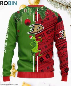 Anaheim Ducks Grinch & Scooby-doo Ugly Christmas Sweater