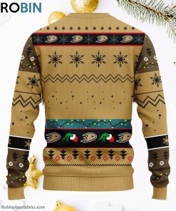 Anaheim Ducks Grinch Ugly Christmas Sweater