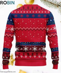 Atlanta Braves Dabbing Santa Claus Ugly Christmas Sweater