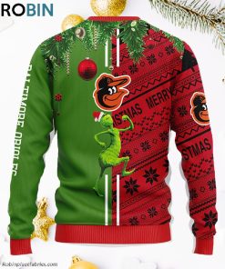 Baltimore Orioles Grinch & Scooby-doo Ugly Christmas Sweater, Christmas Gifts Ideas