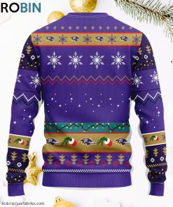 Baltimore Ravens Grinch Ugly Christmas Sweater, Christmas Gifts Ideas Baltimore Ravens Grinch Ugly Christmas Sweater, Christmas Gifts Ideas
