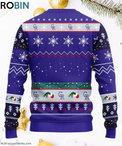 Colorado Rockies 12 Grinch Xmas Day Ugly Christmas Sweater