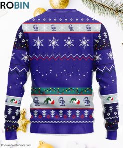 Colorado Rockies Grinch Ugly Christmas Sweater