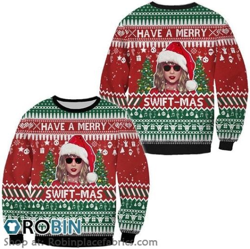 3D Have A Merry Swift Mas Christmas Ugly Sweater 3D Printed