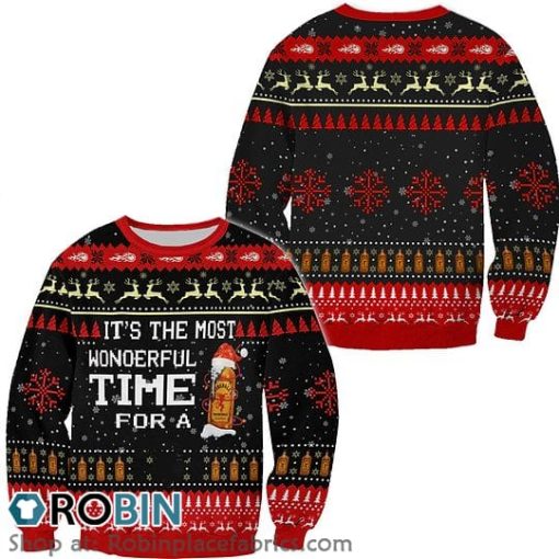 3D Most Wonderful Time For A Fireball Christmas Ugly Sweater 3D Printed