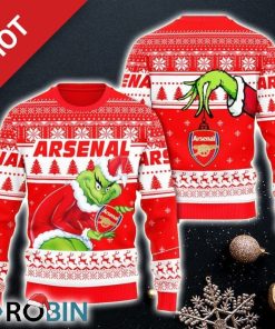 Arsenal Ugly Sweater Red Christmas For Men And Women Gift
