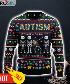 Autism Different Ugly Christmas Sweater