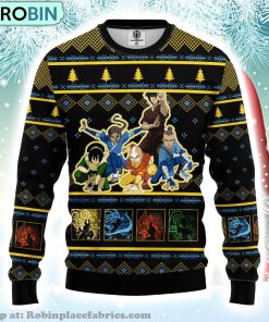Avatar Last Airbender Merry Xmas Gift Ugly Christmas Sweater