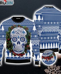 Awesome Sugar Skull For Men And Women Ugly Sweater Gift