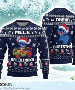 Baby Blue Monster Christmas Ugly Sweater 3D Printed Baby Blue Monster Christmas Ugly Sweater 3D Printed