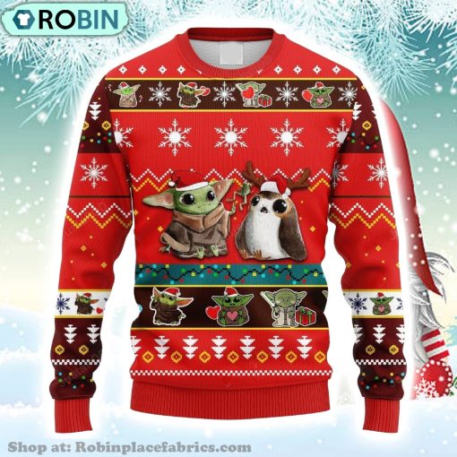 Baby Yoda Dark Vader Christmas Christmas Ugly Sweater