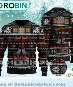 Back To The Future Ugly Christmas Sweater Back To The Future Ugly Christmas Sweater