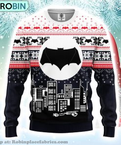 Batman Dc Comics Logo Ugly Christmas Sweater