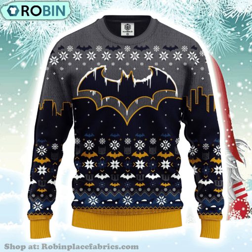 Batman Dc Comics Logo Ugly Christmas Sweater 3D