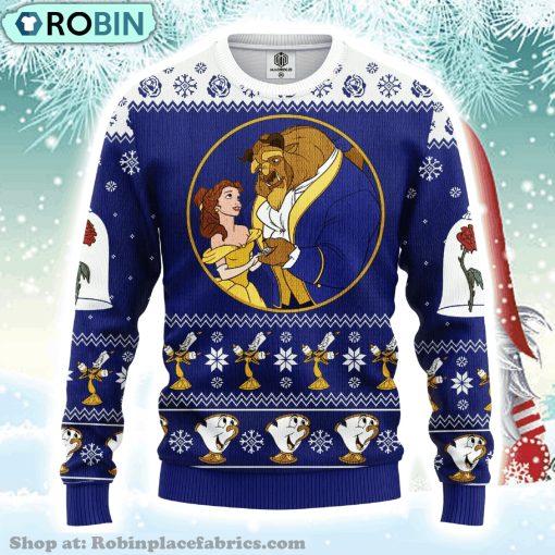 Beauty And The Beast Disney Ugly Christmas Sweater