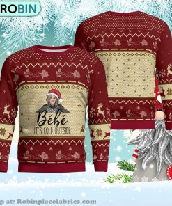 Bebe It’s Cold Bebe It’s Cold Outside Ugly Christmas Sweater