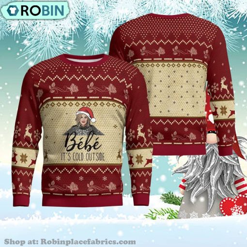 Bebe It’s Cold Bebe It’s Cold Outside Ugly Christmas Sweater