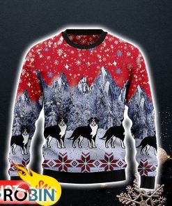 Bernese Mountain Dog Snow Dog Lover Ugly Christmas Sweater