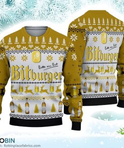 Bitburger Beer Christmas  Ugly Sweater 3D Printed Bitburger Beer Christmas  Ugly Sweater 3D Printed