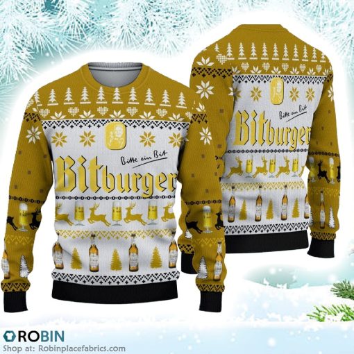 Bitburger Beer Christmas  Ugly Sweater 3D Printed