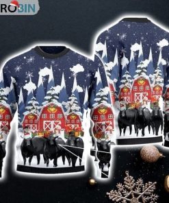 Black Angus Cattle Lovers Xmas Snow Farm Awesome Gift For Christmas Ugly Christmas Sweater Black Angus Cattle Lovers Xmas Snow Farm Awesome Gift For Christmas Ugly Christmas Sweater