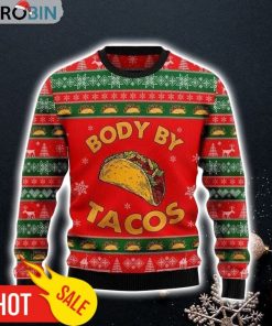 Body Of Tacos Gift For Christmas Ugly Christmas Sweater