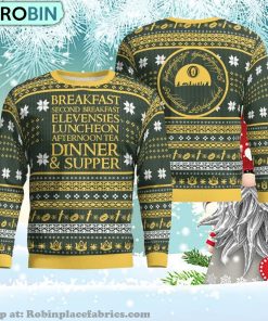 Breakfast Second Breakfast Lotr  Breakfast Second Breakfast Lotr Ugly Christmas Sweater