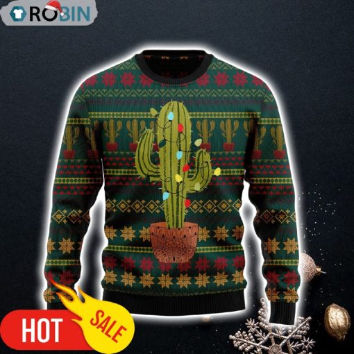 Cactus Christma Ugly Christmas Sweater