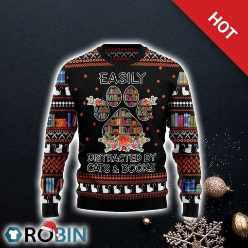Cat Be Kind Ugly Christmas Sweater For Cat Lover Christmas