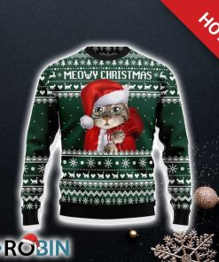 Cat Santa Ugly Christmas Sweater For Cat Lover Christmas Cat Santa Ugly Christmas Sweater For Cat Lover Christmas