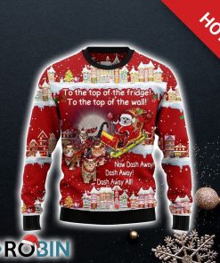 Cat Sleigh Christmas Ugly Christmas Sweater For Cat Lover Christmas
