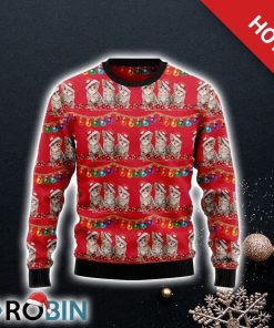 Cat Themed Kitten Christmas Ugly Christmas Sweater For Cat Lover Christmas