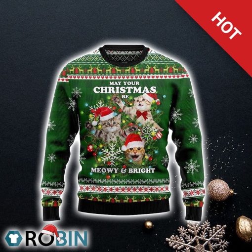 Cat Ugly Ugly Christmas Sweater For Cat Lover Christmas