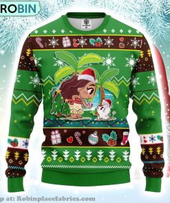Chibi Moana Disney Ugly Christmas Sweater