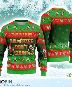 Christmas Calories Don’t Count Christmas Ugly Sweater 3D Printed