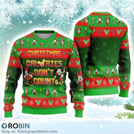Christmas Calories Don’t Count Christmas Ugly Sweater 3D Printed