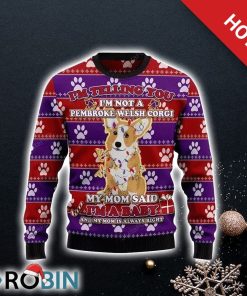 Corgi Dog Ugly Christmas Sweater, Dog Lover Christmas Sweater