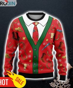 Cowboy Ugly Christmas Sweater