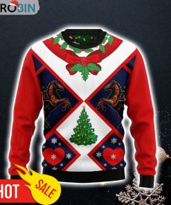 Cowboy Design 3D Printed Ugly Christmas Sweater